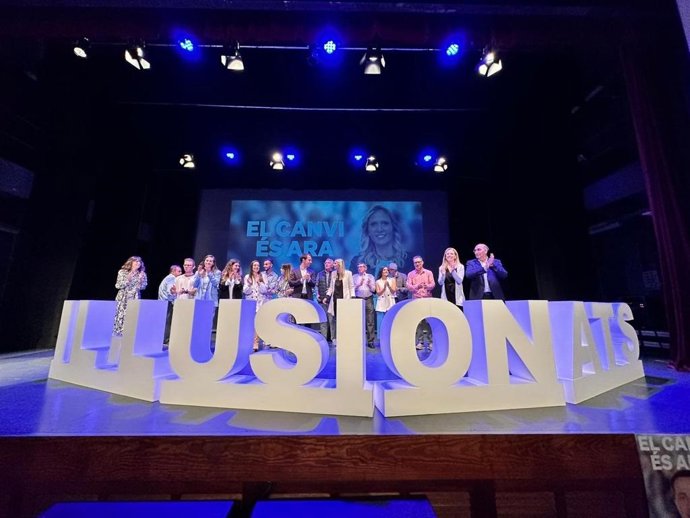 Acto de presentación de la candidatura del PP a la alcaldía de Porreres.