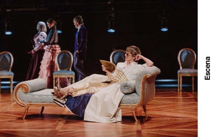 Escena de l'obra 'Les amistats perilloses'