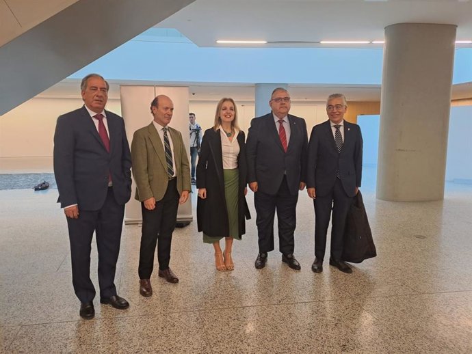 El consejero de Sanidad, Alejandro Vázquez, en la inauguración del Congreso Nacional de Coordinadores de Trasplantes en Burgos.