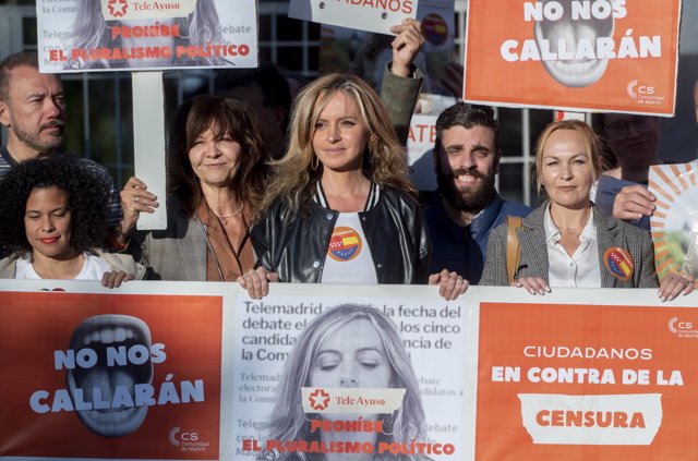 La candidata de Ciudadanos a la Presidencia de la Comunidad de Madrid, Aruca Gómez 