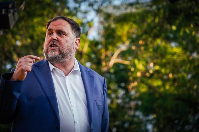 El presidente de ERC, Oriol Junqueras