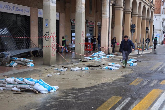 Inundaciones en Bolonia, Italia
