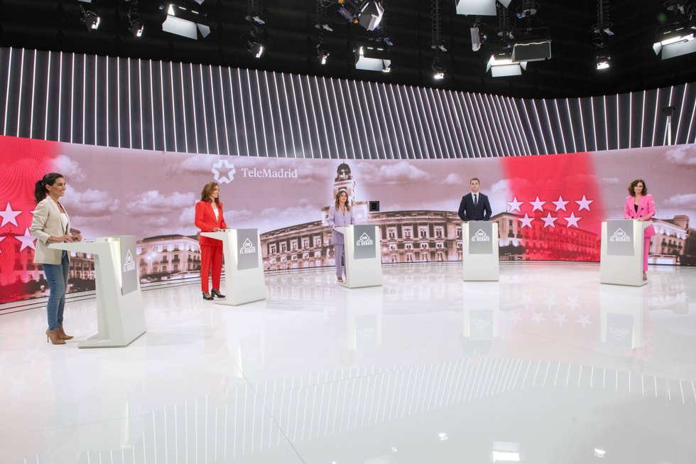Debate a cinco en Telemadrid