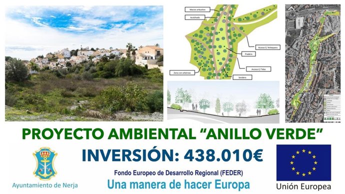 Cartel del proyecto ambiental del Anillo Verde