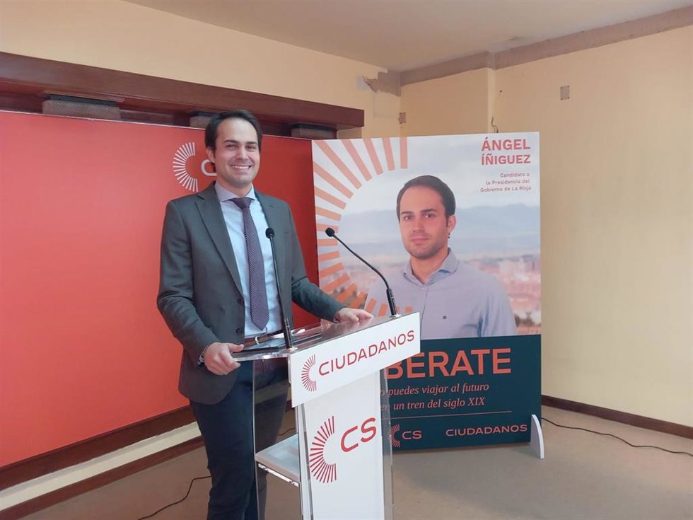 El candidato de Cs al Gobierno de La Rioja, Ángel Íñiguez
