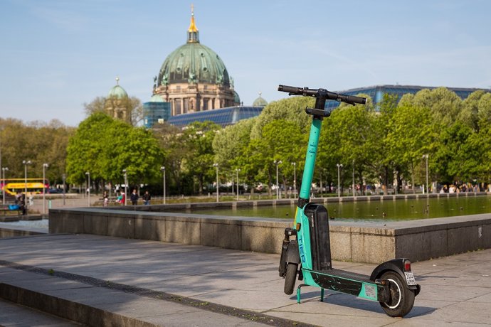 Un patinete eléctrico.