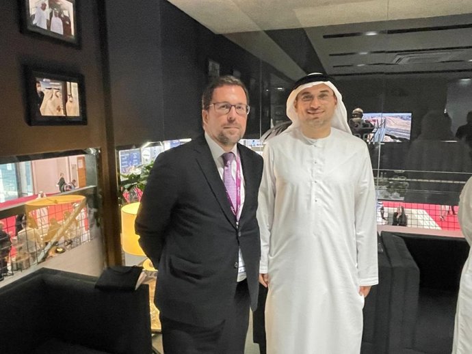El presidente de Renfe, Raül Blanco, en Abu Dabi