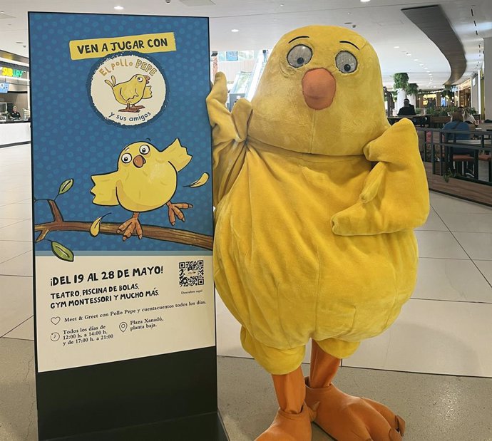 Ven a jugar con Pollo Pepe en intu Xanadú