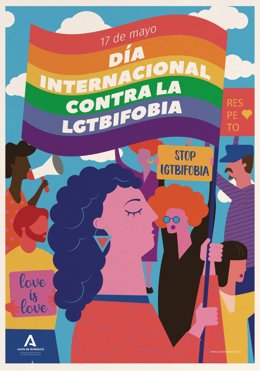 La Junta reivindica una Andalucía libre de LGTBIfobia con la lectura de un manifiesto.