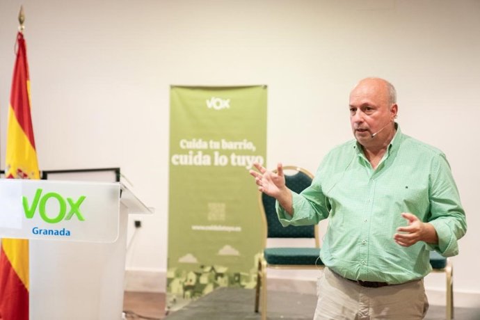 El candidato de Vox a la Alcaldía de Salobreña (Granada), Manuel Martín Montero.