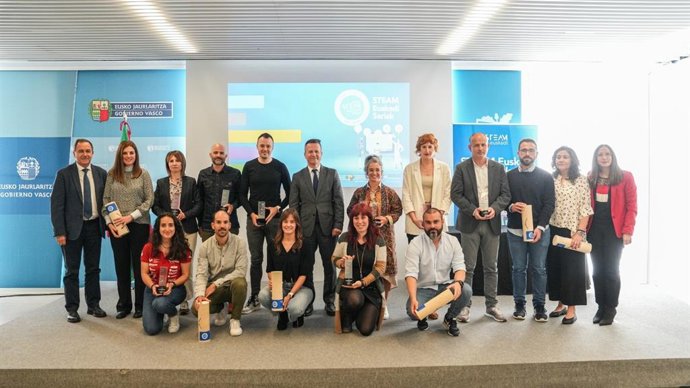 Entrega de la tercera edición de los Premios STEAM Euskadi