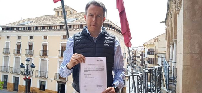 El candidato a la Alcaldía de Lorca por el PP, Fulgencio Gil