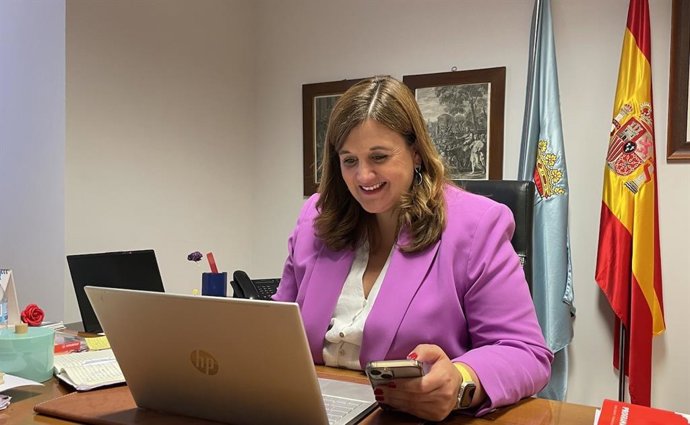 La alcaldesa de Segovia y presidenta de la comisión de Cultura del Grupo Ciudades Patrimonio, Clara Martín.
