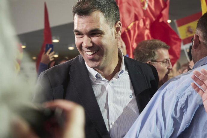 El presidente del PP de Navarra y candidato a la presidencia de Navarra, Javier García.