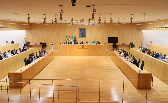 Sesión plenaria ordinaria del mes de mayo de la Diputación de Málaga