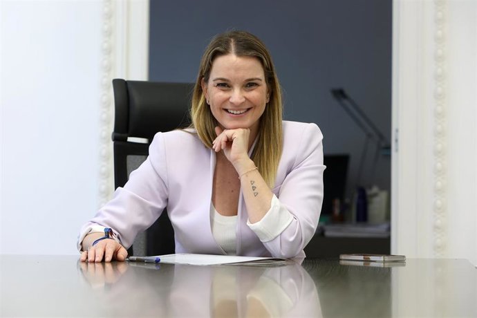 La candidata del PP a la presidencia del Govern, Margalida Prohens, durante una entrevista para Europa Press, a 18 de abril de 2023.
