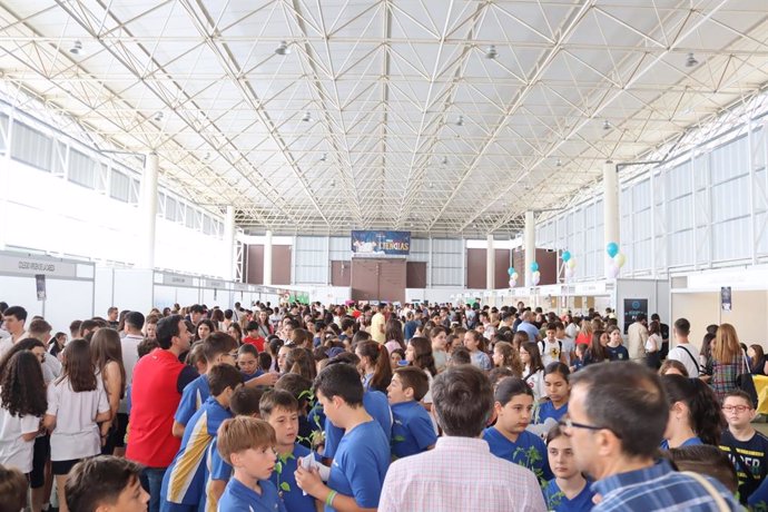 Celebración de la V Feria de la Ciencia de Andújar.