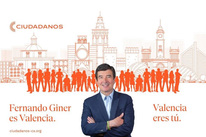 El candidato de CS a la Alcaldía de Valncia, Fernando Giner.