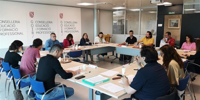 Reunión de la Mesa Sectorial de Educación de la Conselleria de Educación.