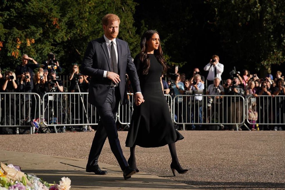 Archivo - El príncipe Enrique y su mujer, Meghan Markle