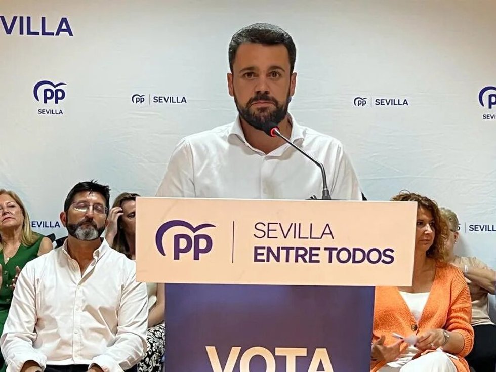 El secretario general del Partido Popular, José Ricardo García