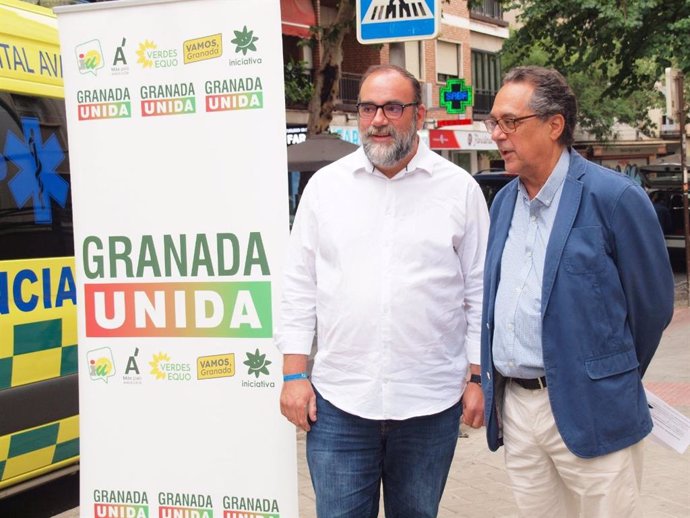 Francisco Puentedura y Antonio Daponte, de Granada Unida