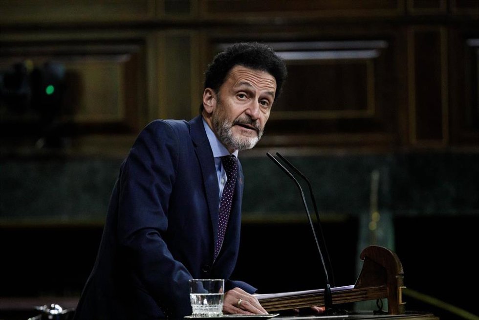 El portavoz adjunto de Ciudadanos en el Congreso de los diputados, Edmundo Bal, interviene durante una sesión plenaria, en el Congreso de los Diputados, a 16 de mayo de 2023, en Madrid (España).