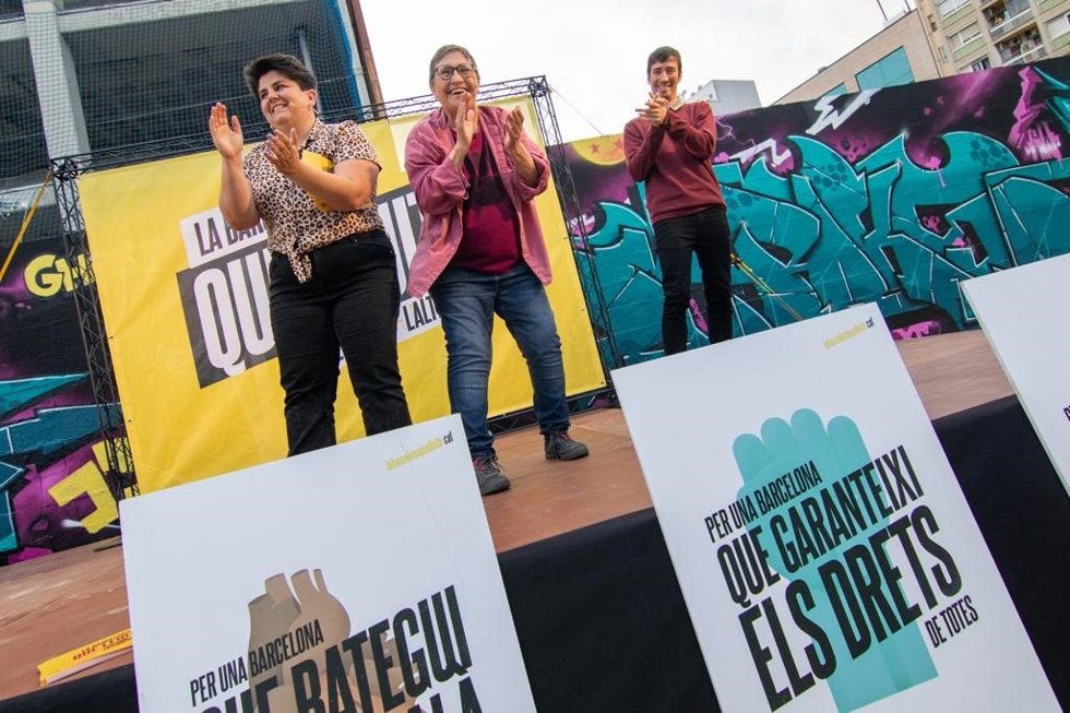 Acto electoral de CUP Barcelona