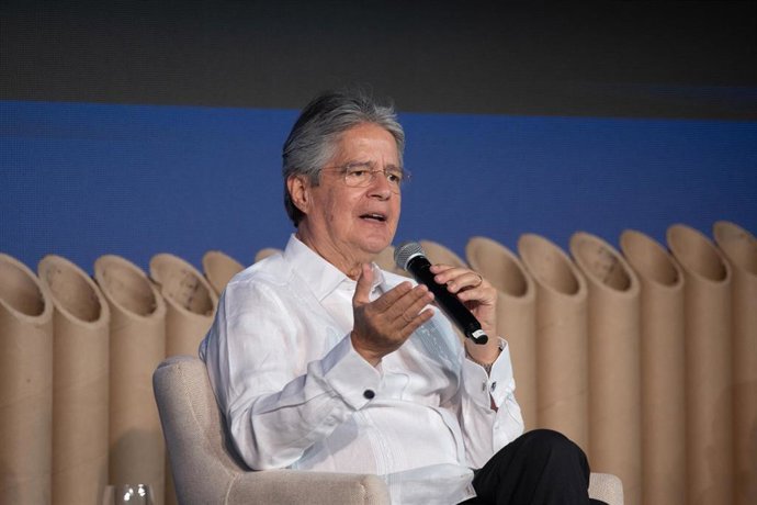 Archivo - El presidente de Ecuador, Guillermo Lasso