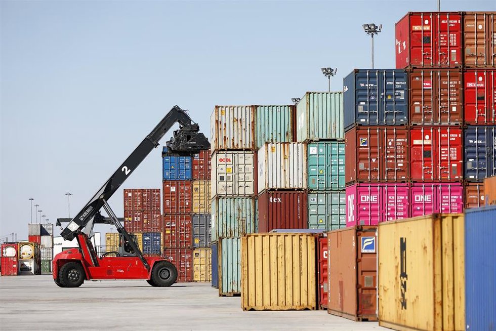 Archivo - Exportaciones a China desde la terminal intermodal de Plaza.