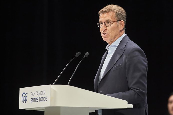El presidente del Partido Popular, Alberto Núñez Feijóo, en una imagen de archivo