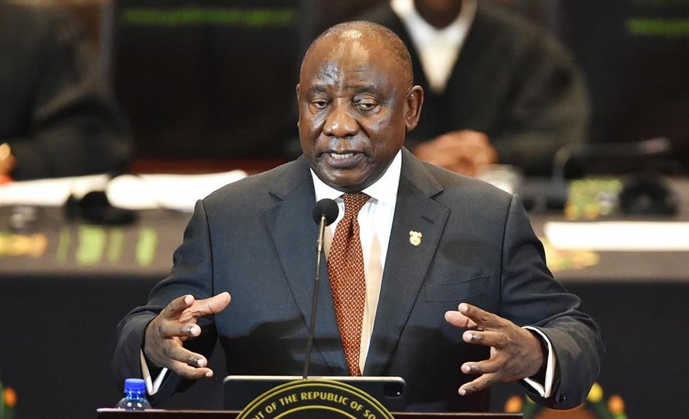 Archivo - El presidente de Sudáfrica, Cyril Ramaphosa
