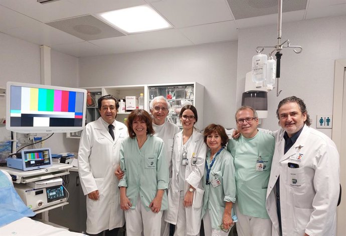 Treballadors del servei d'Endoscpia Ambulatria de la fundació