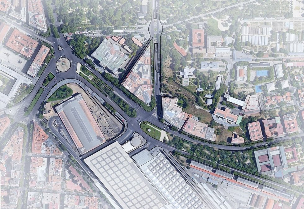 Reforma en la Glorieta de Carlos V