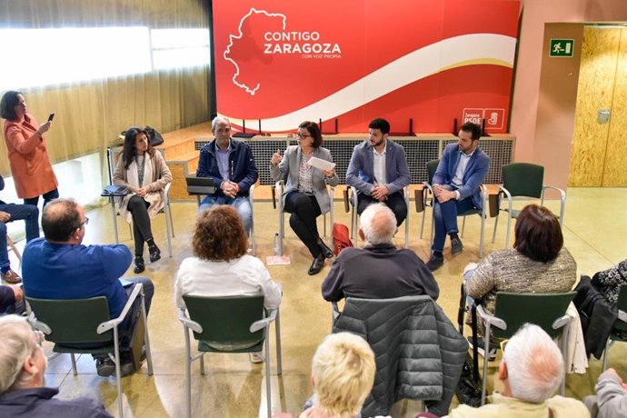 La portavoz del Grupo Socialista en el Senado, Eva Granados, visitado Utebo (Zaragoza) para apoyar la candidatura socialista a la Alcaldía de Utebo, que encabeza Ángel Manrique.