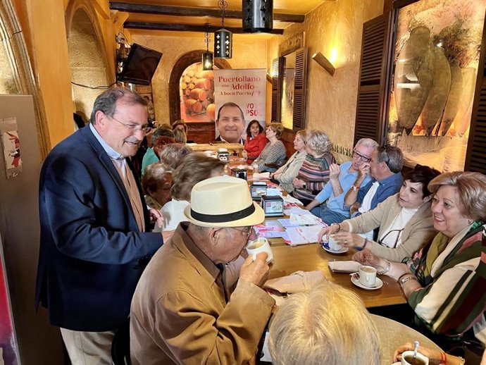 El candidato del PSOE a la Alcaldía de Puertollano (Ciudad Real), Adolfo Muñiz