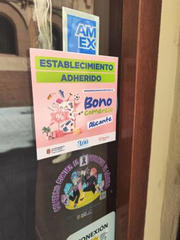 Establecimientos adheridos a la campaña de primavera del Bono Comercio de Alicante en 2023.