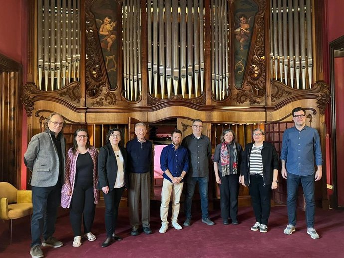 Presentación de la muestra sobre Josep Balaguer en Can Balaguer.