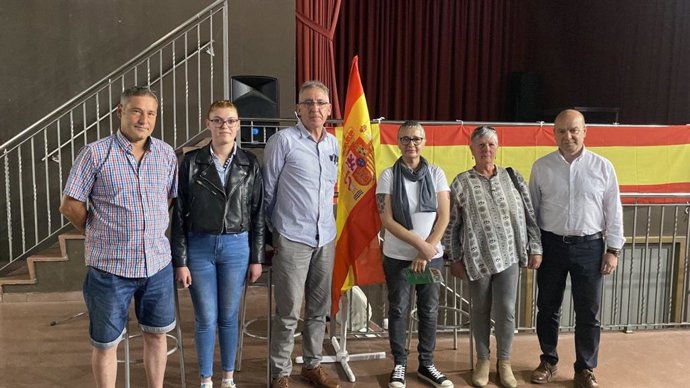 Santiago Morón con la candidatura al Ayuntamiento de Nonaspe