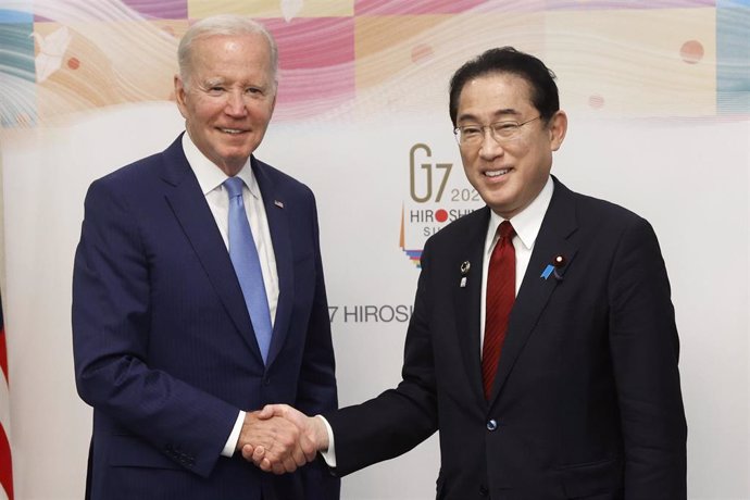 El presidente de Estados Unidos, Joe Biden, y el primer ministro de Japón, Fumio Kishida