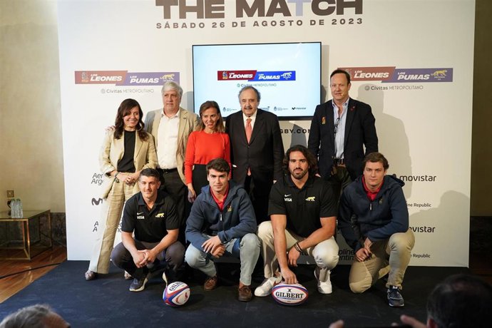 Presentación del 'The Match' entre los 'Pumas' y los 'Leones'.