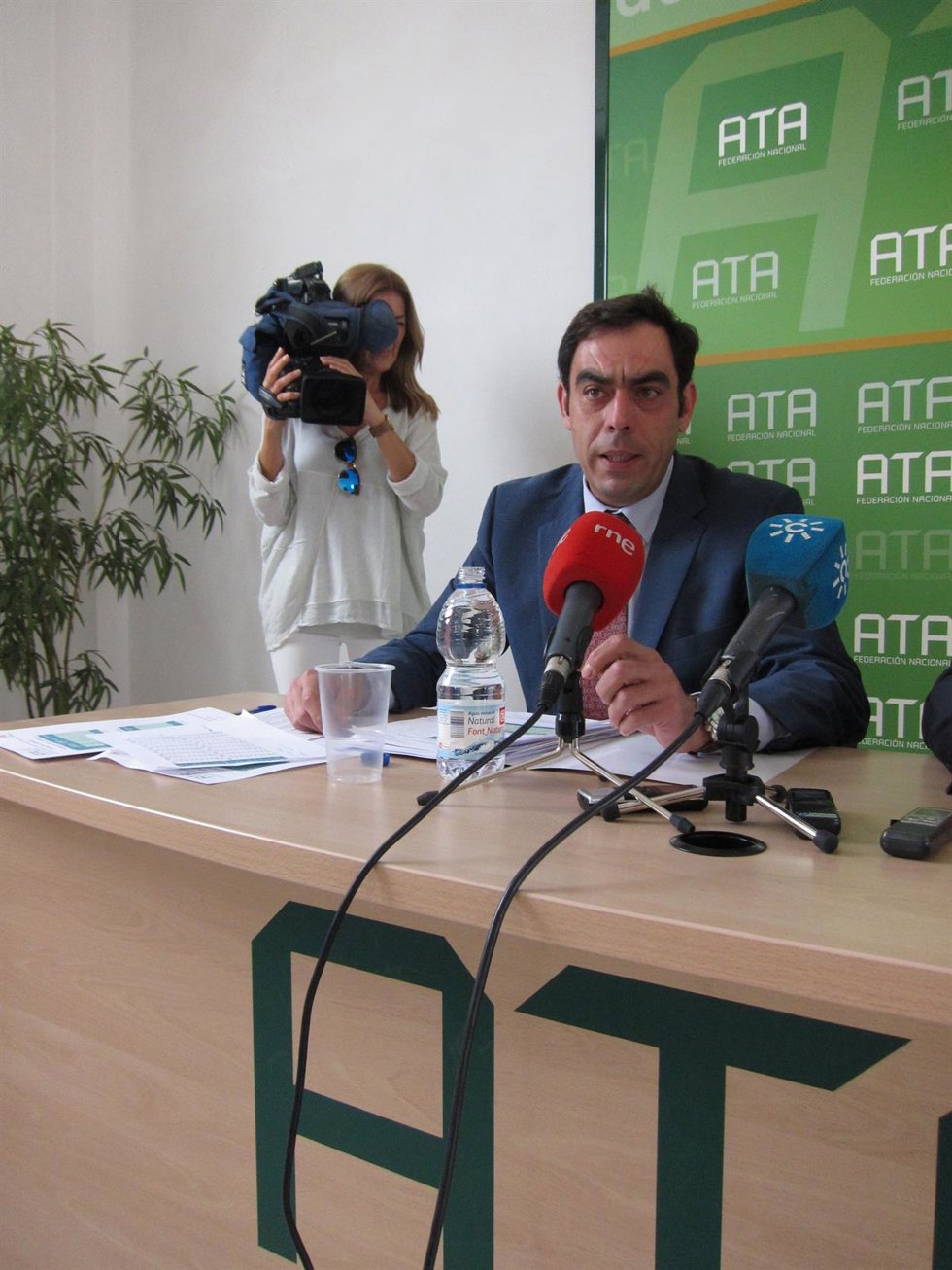 El presidente de ATA-Andalucía, Rafael Amor, en una imagen de archivo.