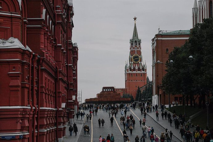 Archivo - Imagen de archivo de la Plaza Roja de Moscú.