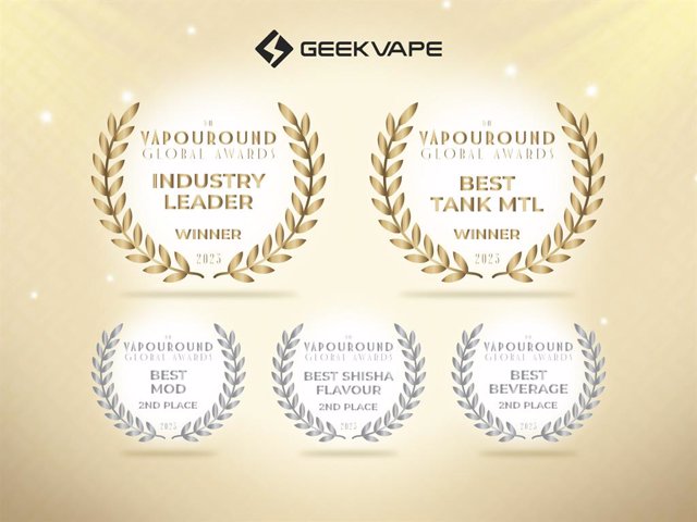 GEEKVAPE Wins Industry Leader At The 2023 Vapouround Global Awards