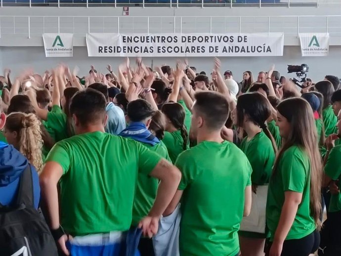 Más de 600 estudiantes andaluces participan en los Encuentros Deportivos de las Residencias Escolares
