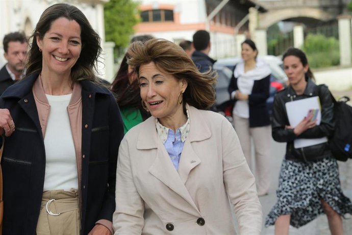 La Ministra De Transportes, Movilidad Y Agenda Urbana, Raquel Sánchez, Visita La Ciudad De Lugo Junto A La Alcaldesa Y Candidata Socialista A La Reelección, Lara Méndez