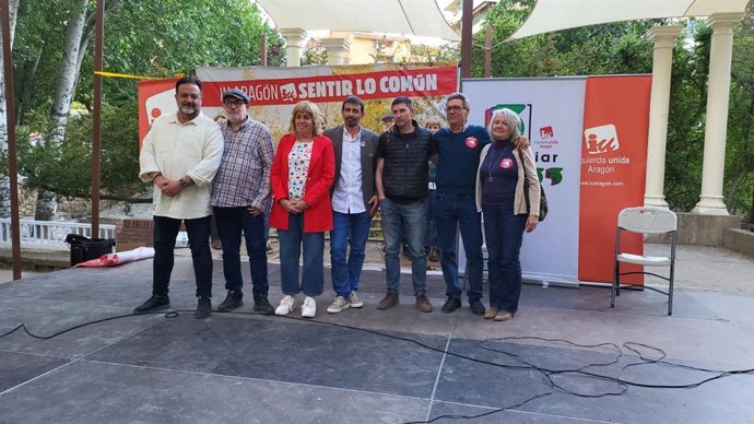 IU ha celebrado su acto central en Huesca