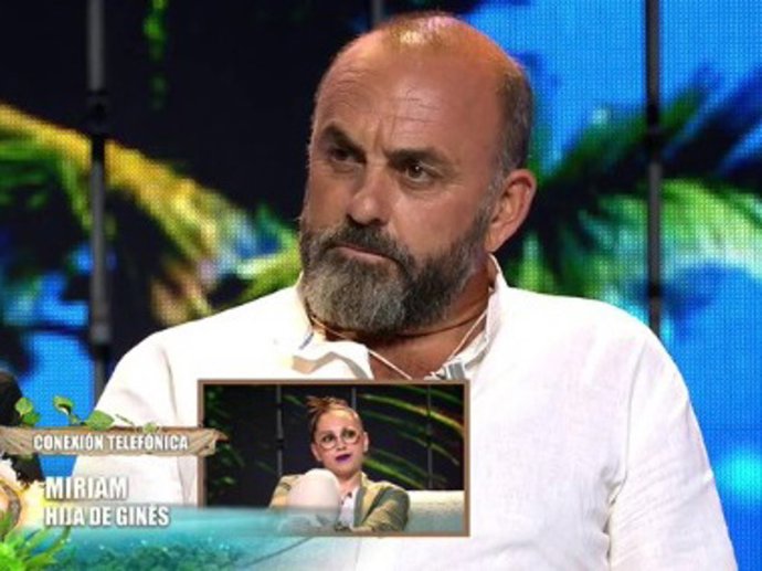 Ginés Corregüela se enfrenta a su hiaj Miriam en plató de Supervivientes