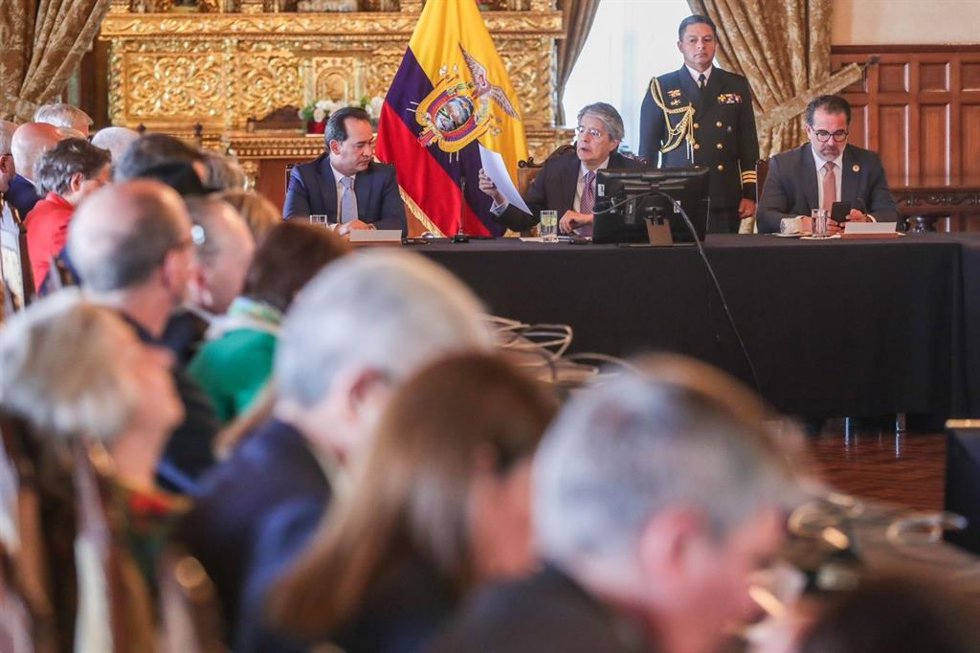 El presidente de Ecuador, Guillermo Lasso