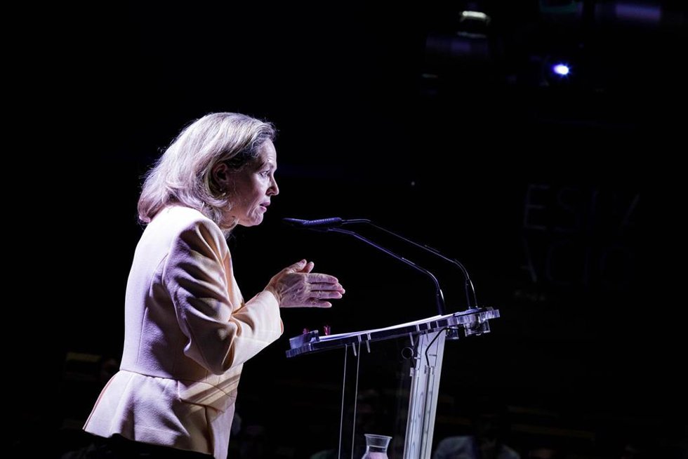 La vicepresidenta primera y ministra de Asuntos Económicos y Transformación Digital, Nadia Calviño,